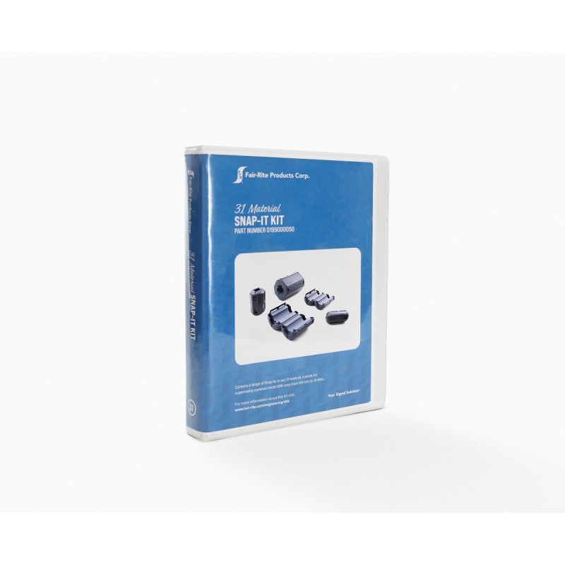 1 pcs - Fair-Rite 31 piece Ferrite Kit Includes Snap It Core