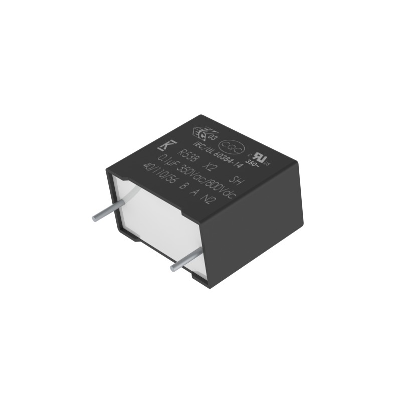 1 pcs - KEMET R53B Film Capacitor, 350V ac, ±20%, 5.6μF, Through Hole