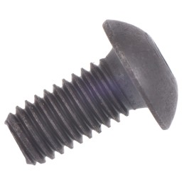 1 Box of 100 - RS PRO Black, Self-Colour Steel Hex Socket Button Screw, ISO 7380, M5 x 10mm