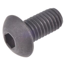 1 Box of 100 - RS PRO Black, Self-Colour Steel Hex Socket Button Screw, ISO 7380, M5 x 10mm