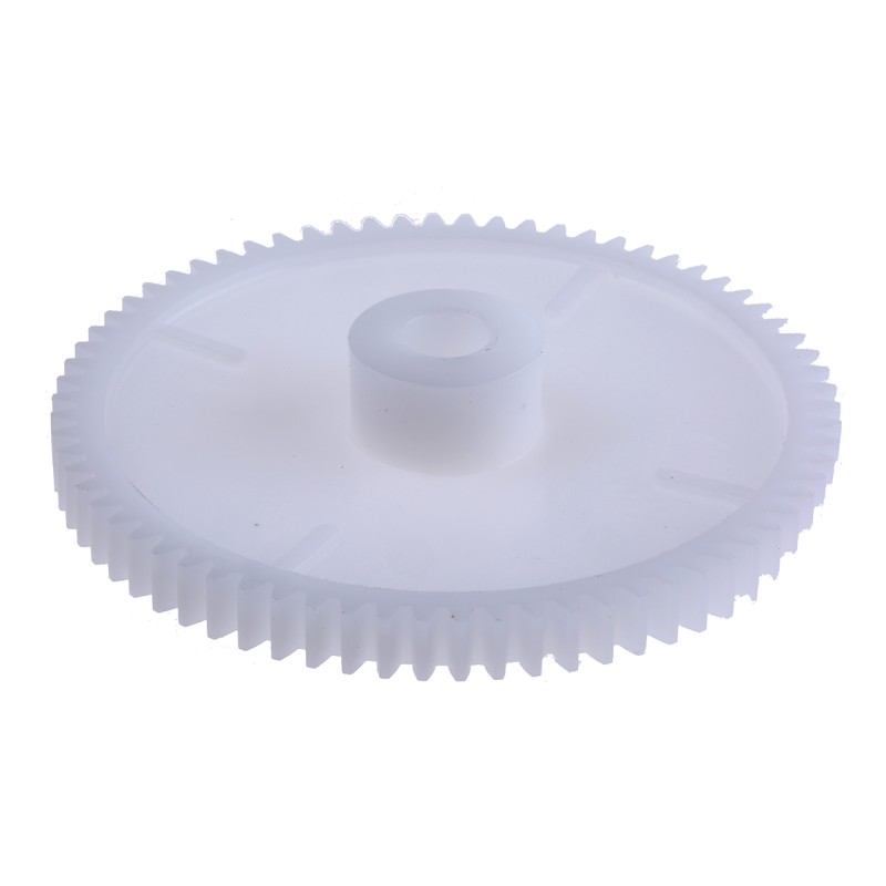 1 pcs - RS PRO POM 70 Teeth Spur Gear, 1 Module, 8mm Bore Diam, 70mm Pitch Diam, 18mm Hub Diam