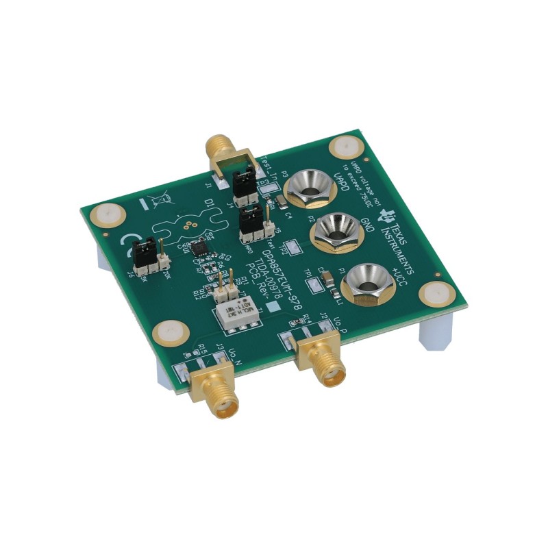 1 pcs - Texas Instruments OPA857EVM-978, Amplifier IC Development Kit Evaluation Board Evaluation Module for OPA857 for OPA857