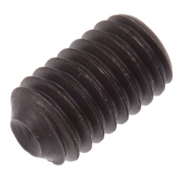 1 Box of 100 - Black, Self-Colour Steel Hex Socket Set M6 x 10mm Grub Screw