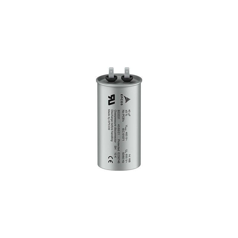 64 pcs - EPCOS B33331V Polypropylene Capacitor PP, 460V dc, ± 5%, 8μF, Screw Mount