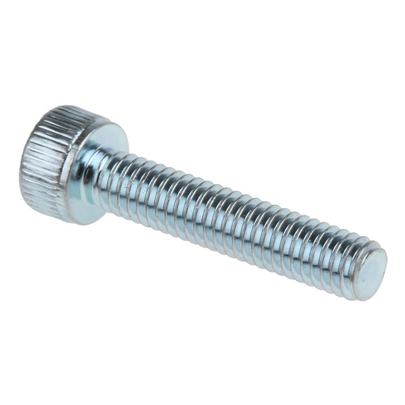 1 Box of 100 - RS PRO Bright Zinc Plated Steel Hex Socket Cap Screw, DIN 912, M4 x 20mm