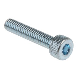 1 Box of 100 - RS PRO Bright Zinc Plated Steel Hex Socket Cap Screw, DIN 912, M4 x 20mm
