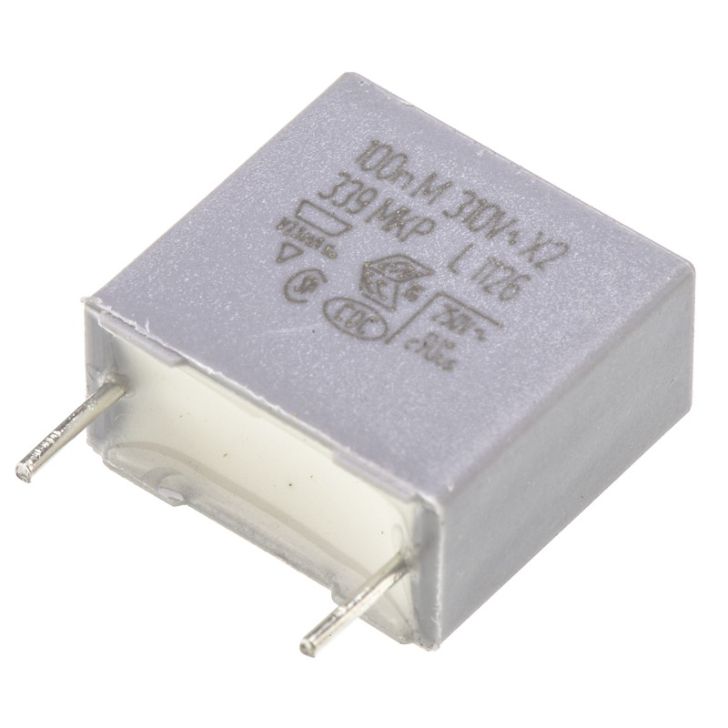 750 pcs - Vishay MKP 339 Polypropylene Film Capacitor, 310V ac, ±20%, 100nF, Through Hole
