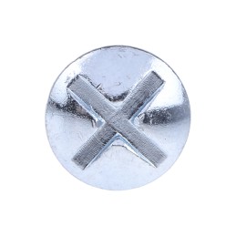 1 Box of 100 - Bright Zinc Plated Steel Roofing Bolt, M6 x 20mm