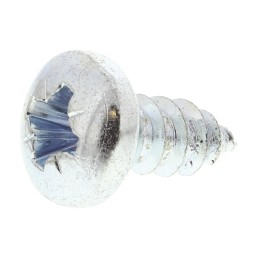 1 Box of 100 - RS PRO Bright Zinc Plated Steel Pan Head Self Tapping Screw, N°8 x 3/8in Long 9.5mm Long