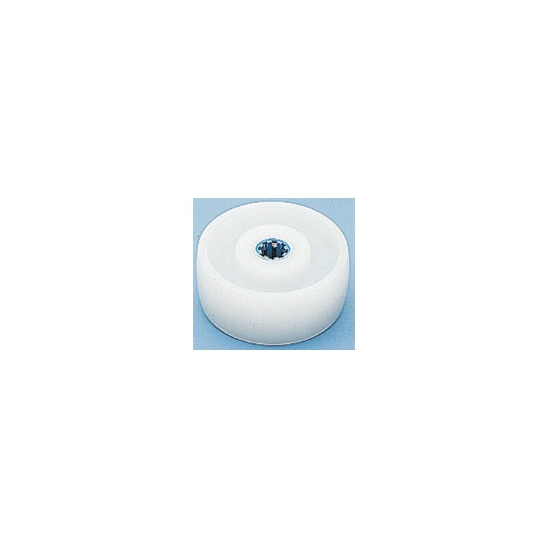 1 pcs - LAG White Polyamide Hygienic, Low Rolling Resistance, Non-Marking Trolley Wheel, 300kg