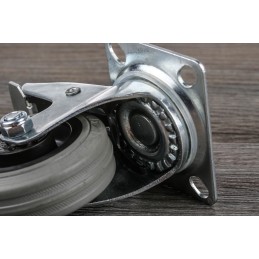 1 pcs - RS PRO Swivel Castor Wheel, 70kg Capacity, 75mm Wheel