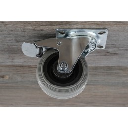 1 pcs - RS PRO Swivel Castor Wheel, 70kg Capacity, 75mm Wheel