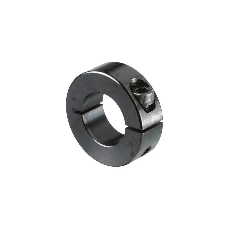 1 pcs - Huco Shaft Collar One Piece Clamp Screw, Bore 40mm, OD 60mm, W 15mm, Steel