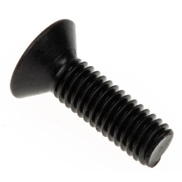 1 Box of 100 - RS PRO M3 x 10mm Hex Socket Countersunk Screw Black, Self-Colour Steel
