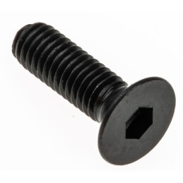 1 Box of 100 - RS PRO M3 x 10mm Hex Socket Countersunk Screw Black, Self-Colour Steel