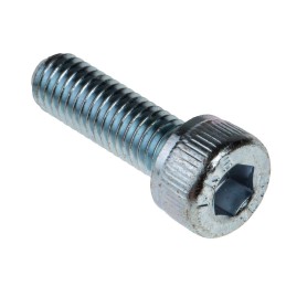 1 Box of 100 - RS PRO Bright Zinc Plated Steel Hex Socket Cap Screw, DIN 912, M5 x 16mm
