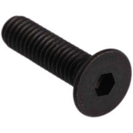 1 Box of 100 - RS PRO Black, Self-Colour Steel Hex Socket Countersunk Screw, DIN 7991, M4 x 16mm
