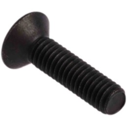 1 Box of 100 - RS PRO Black, Self-Colour Steel Hex Socket Countersunk Screw, DIN 7991, M4 x 16mm