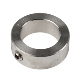 1 pcs - RS PRO Shaft Collar One Piece Set Screw, Bore 30mm, OD 45mm, W 16mm, Stainless Steel