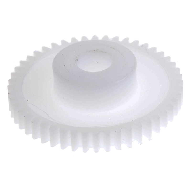 1 pcs - RS PRO POM 48 Teeth Spur Gear, 0.5 Module, 5mm Bore Diam, 24mm Pitch Diam, 12mm Hub Diam
