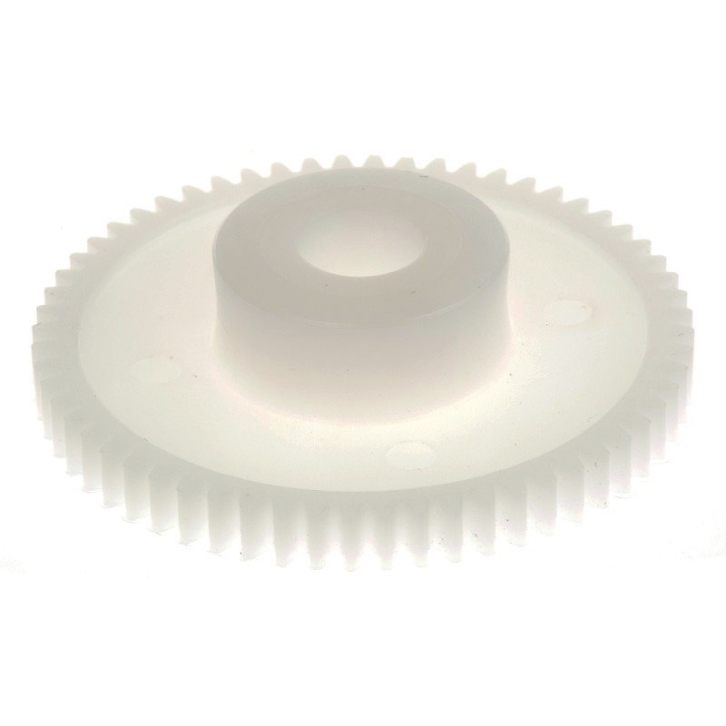 1 pcs - RS PRO POM 60 Teeth Spur Gear, 0.5 Module, 6mm Bore Diam, 30mm Pitch Diam, 14mm Hub Diam