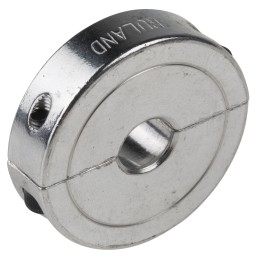 1 pcs - Ruland Shaft Collar Two Piece Clamp Screw, Bore 8mm, OD 30mm, W 8mm, Aluminium