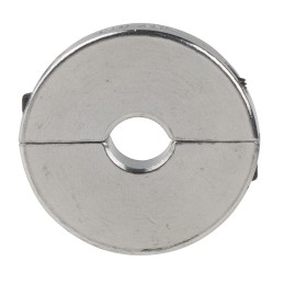 1 pcs - Ruland Shaft Collar Two Piece Clamp Screw, Bore 8mm, OD 30mm, W 8mm, Aluminium