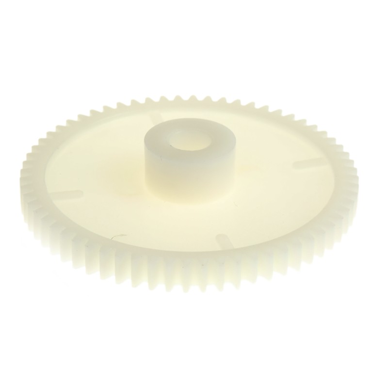 1 pcs - RS PRO POM 64 Teeth Spur Gear, 1 Module, 8mm Bore Diam, 64mm Pitch Diam, 18mm Hub Diam