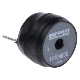 1 pcs - Murata 100 μH ±10% Leaded Inductor, Max SRF:3.9MHz, Q:37, 6A Idc, 33mΩ Rdc, 1400