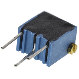 1 pcs - 1MΩ, Through Hole Trimmer Potentiometer 0.06W Side Adjust Vishay, T63