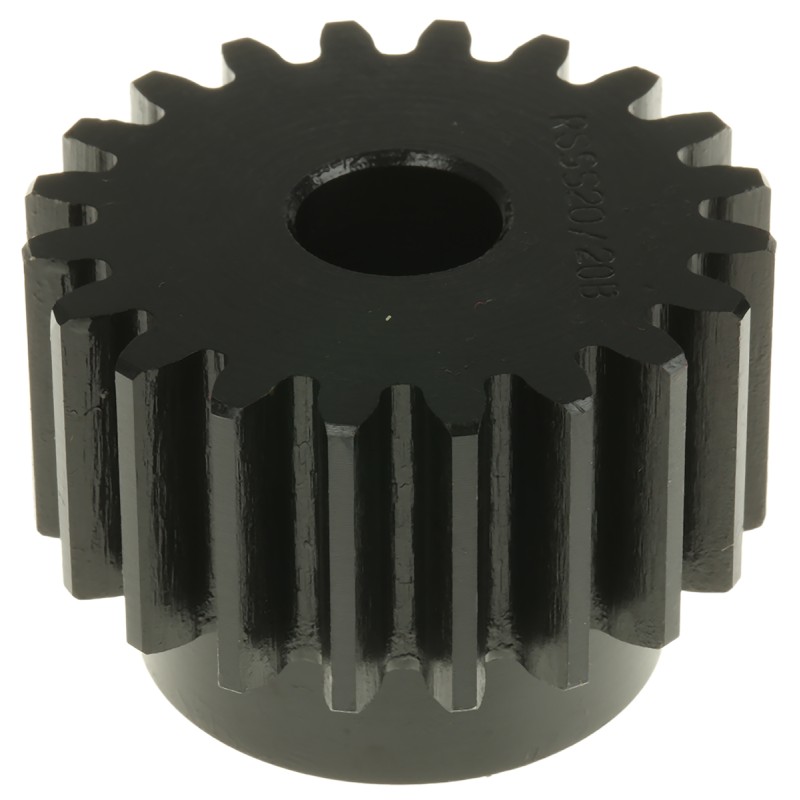 1 pcs - RS PRO Steel 20 Teeth Spur Gear, 2 Module, 12mm Bore Diam, 40mm Pitch Diam, 32mm Hub Diam