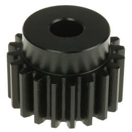 1 pcs - RS PRO Steel 20 Teeth Spur Gear, 2 Module, 12mm Bore Diam, 40mm Pitch Diam, 32mm Hub Diam