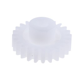 1 pcs - RS PRO POM 24 Teeth Spur Gear, 1 Module, 5mm Bore Diam, 24mm Pitch Diam, 11.7mm Hub Diam