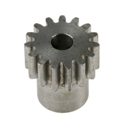 1 pcs - RS PRO Steel 15 Teeth Spur Gear, 0.8 Module, 4mm Bore Diam, 12mm Pitch Diam, 9.6mm Hub Diam