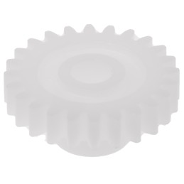 1 pcs - RS PRO POM 24 Teeth Spur Gear, 0.8 Module, 5mm Bore Diam, 19.2mm Pitch Diam, 10mm Hub Diam
