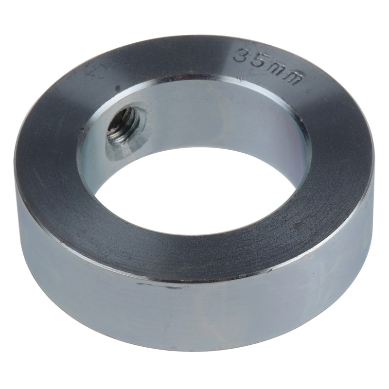 1 pcs - RS PRO Shaft Collar One Piece Set Screw, Bore 35mm, OD 56mm, W 16mm, Steel