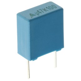 1 pcs - EPCOS B32520 Polyester Film Capacitor, 63 V ac, 100 V dc, ±10%, 470nF, Through Hole