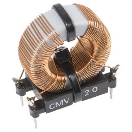 1 pcs - Roxburgh EMC 7.5 mH Ferrite Common Mode Choke, Max SRF:440Hz, 2A Idc, 160mΩ Rdc 250 V ac, CMV