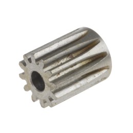 1 pcs - RS PRO Steel 12 Teeth Spur Gear, 0.8 Module, 4mm Bore Diam, 9.6mm Pitch Diam, 11.2mm Hub Diam