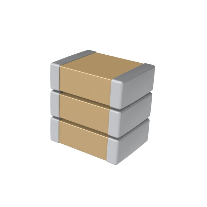 1 pcs - KEMET 940nF Multilayer Ceramic Capacitor MLCC, 250V dc V, 0.1 , SMD