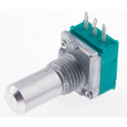 1 pcs - Alps Alpine 50kΩ Rotary Potentiometer 1-Gang Through Hole, RK097111020N