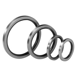 1 Bag of 2 - Paulstra Hutchinson Nitrile Rubber Seal, 60mm ID, 75mm OD, 8mm