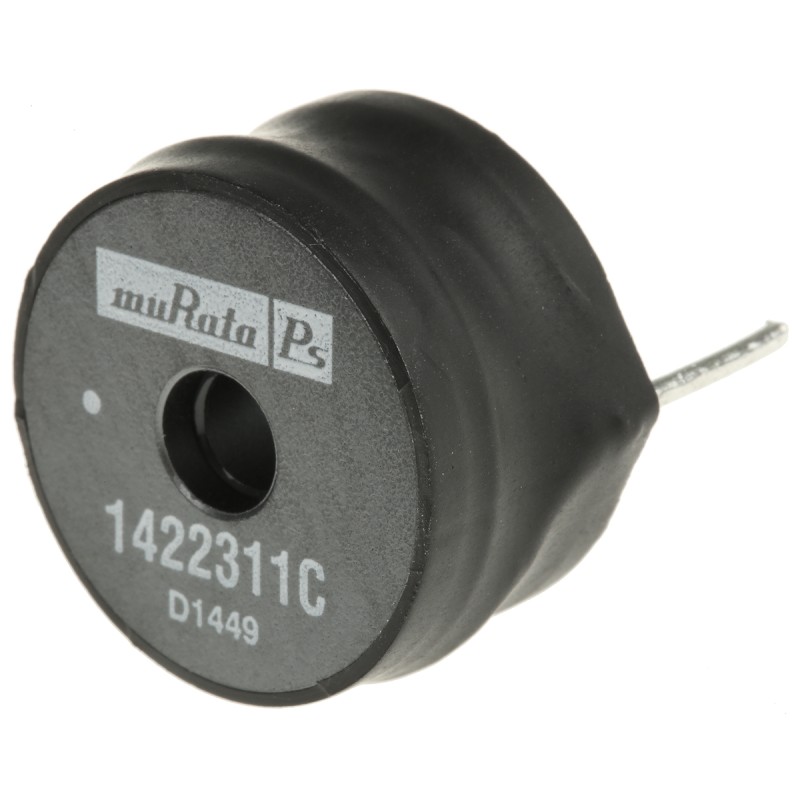 1 pcs - Murata 22 μH ±15% Leaded Inductor, Max SRF:9.3MHz, Q:64, 11A Idc, 11mΩ Rdc, 1400