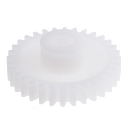 1 pcs - RS PRO POM 32 Teeth Spur Gear, 1 Module, 6mm Bore Diam, 32mm Pitch Diam, 14mm Hub Diam