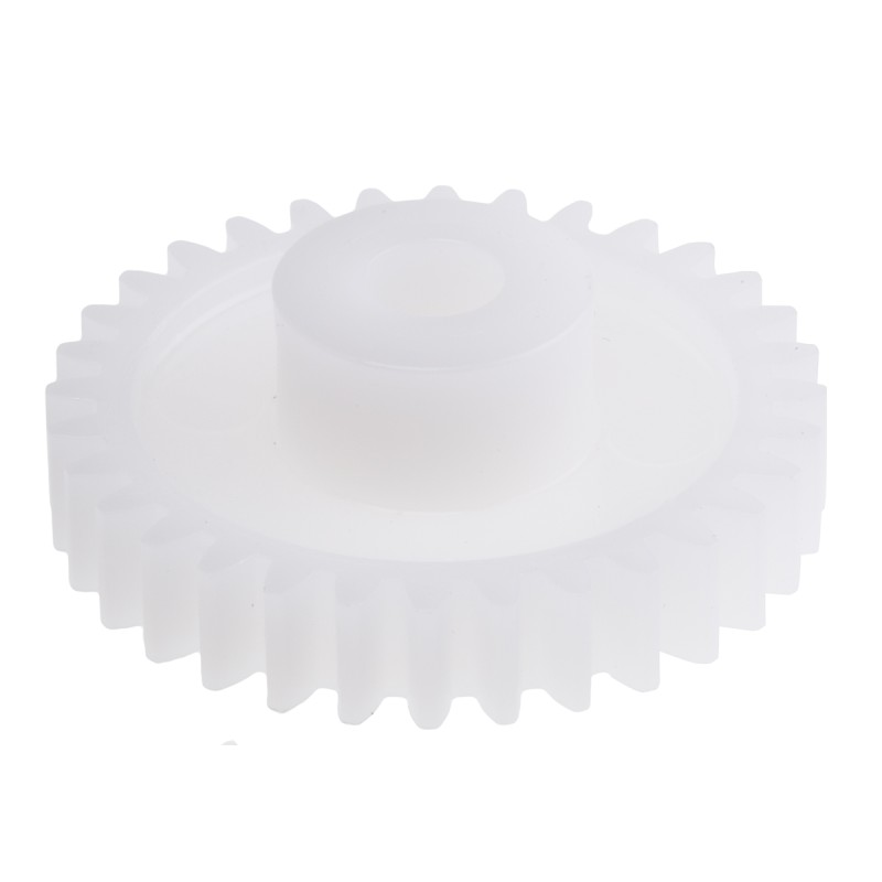 1 pcs - RS PRO POM 32 Teeth Spur Gear, 1 Module, 6mm Bore Diam, 32mm Pitch Diam, 14mm Hub Diam