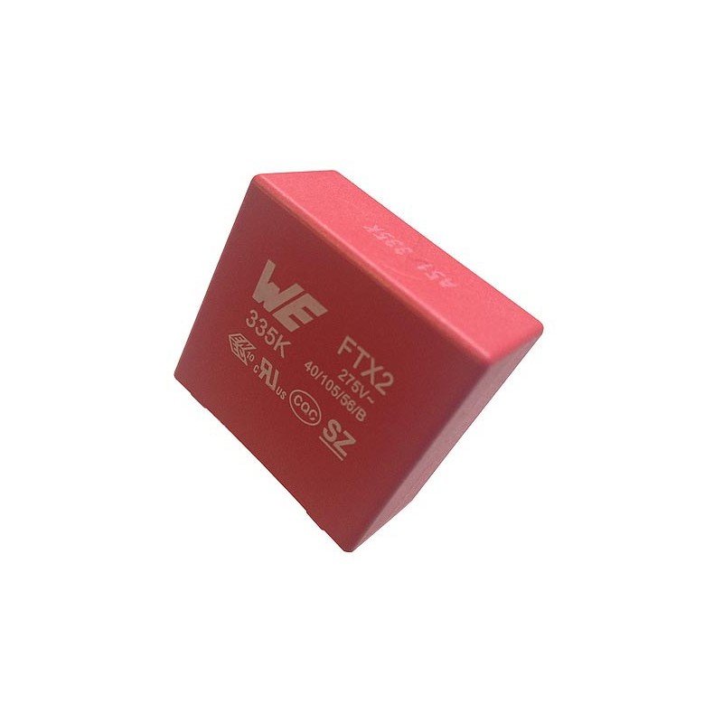 1 pcs - Wurth Elektronik WCAP-FTX2 Polypropylene Capacitor PP, 275V ac, ±10%, 2.2μF, Through Hole