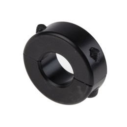 1 pcs - Ruland Shaft Collar Two Piece Clamp Screw, Bore 14mm, OD 30mm, W 11mm, Carbon Steel