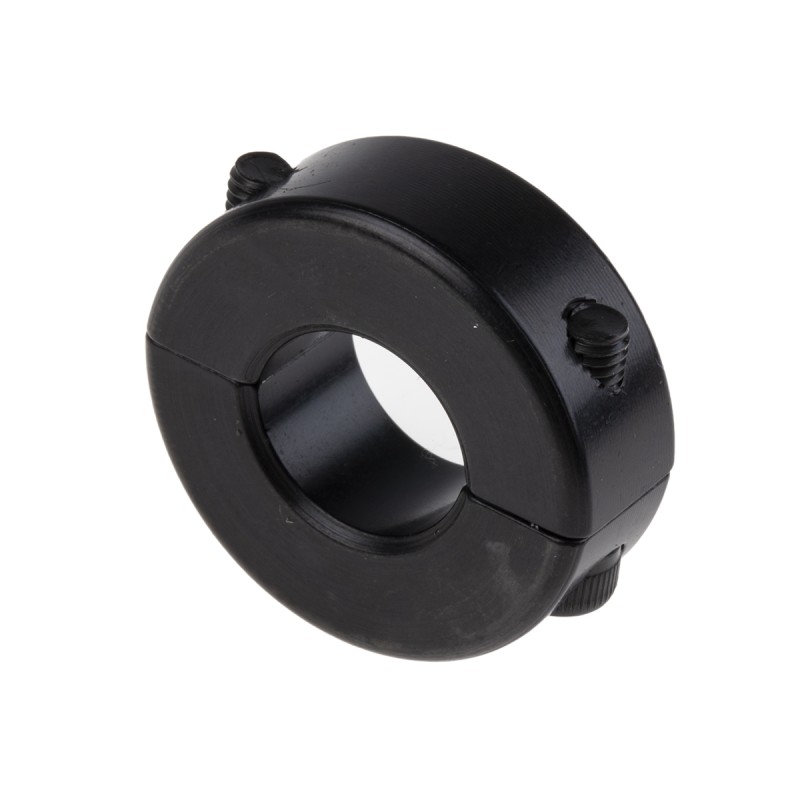 1 pcs - Ruland Shaft Collar Two Piece Clamp Screw, Bore 14mm, OD 30mm, W 11mm, Carbon Steel