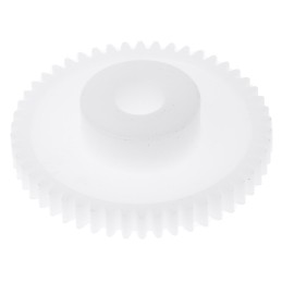 1 pcs - RS PRO POM 50 Teeth Spur Gear, 0.5 Module, 5mm Bore Diam, 25mm Pitch Diam, 12mm Hub Diam