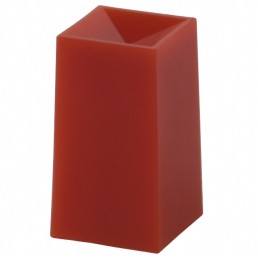 10 pcs : 1DRED - CAP PUSHBUTTON SQUARE RED
